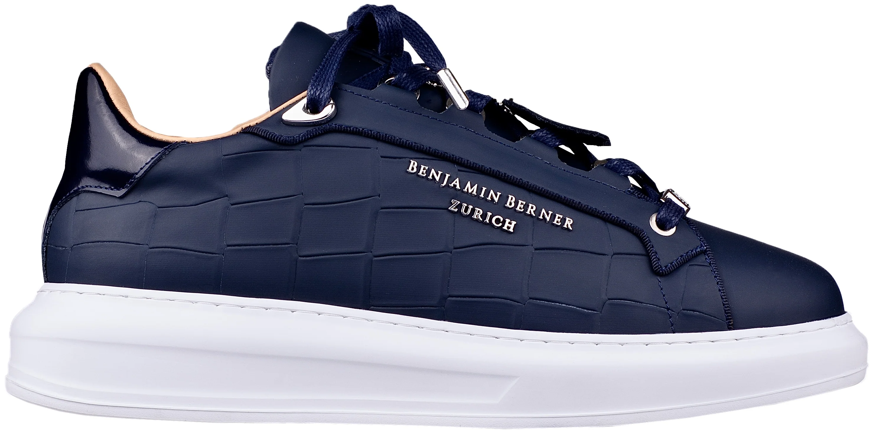 BNJ ACHILLE NAVY MATT CROCODILE - Image 2