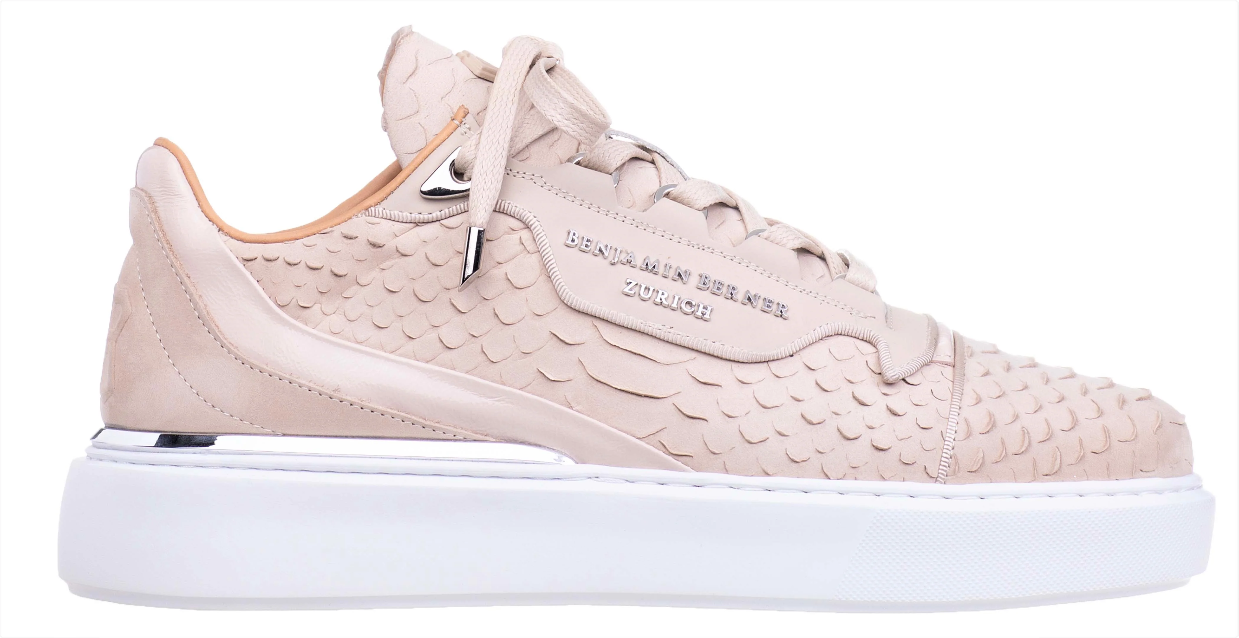 BNJ RAPHAEL Low-Top MARBLE PYTHON CUT-MATT NAPPA - Image 2