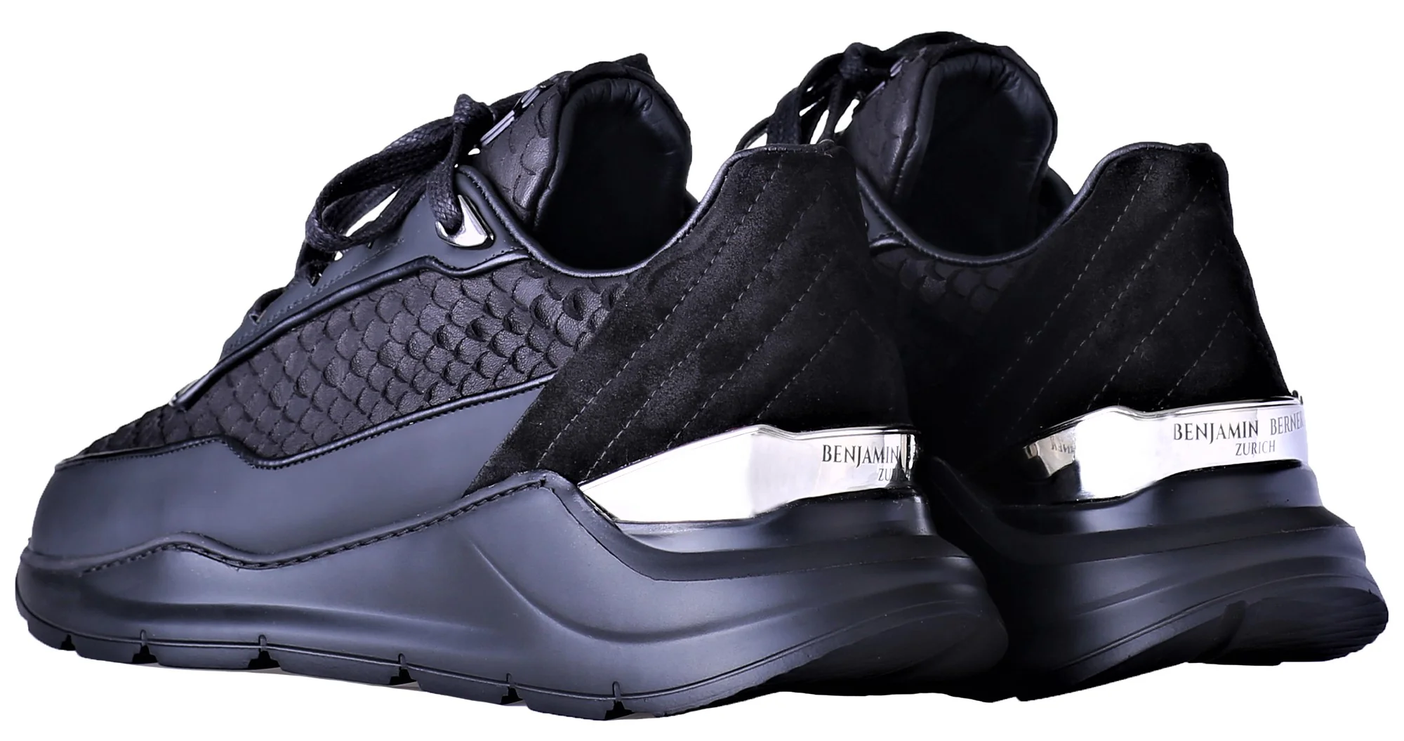 Women's Low-Top Bnj Hector Python Cut-Matt Nappa - Image 3