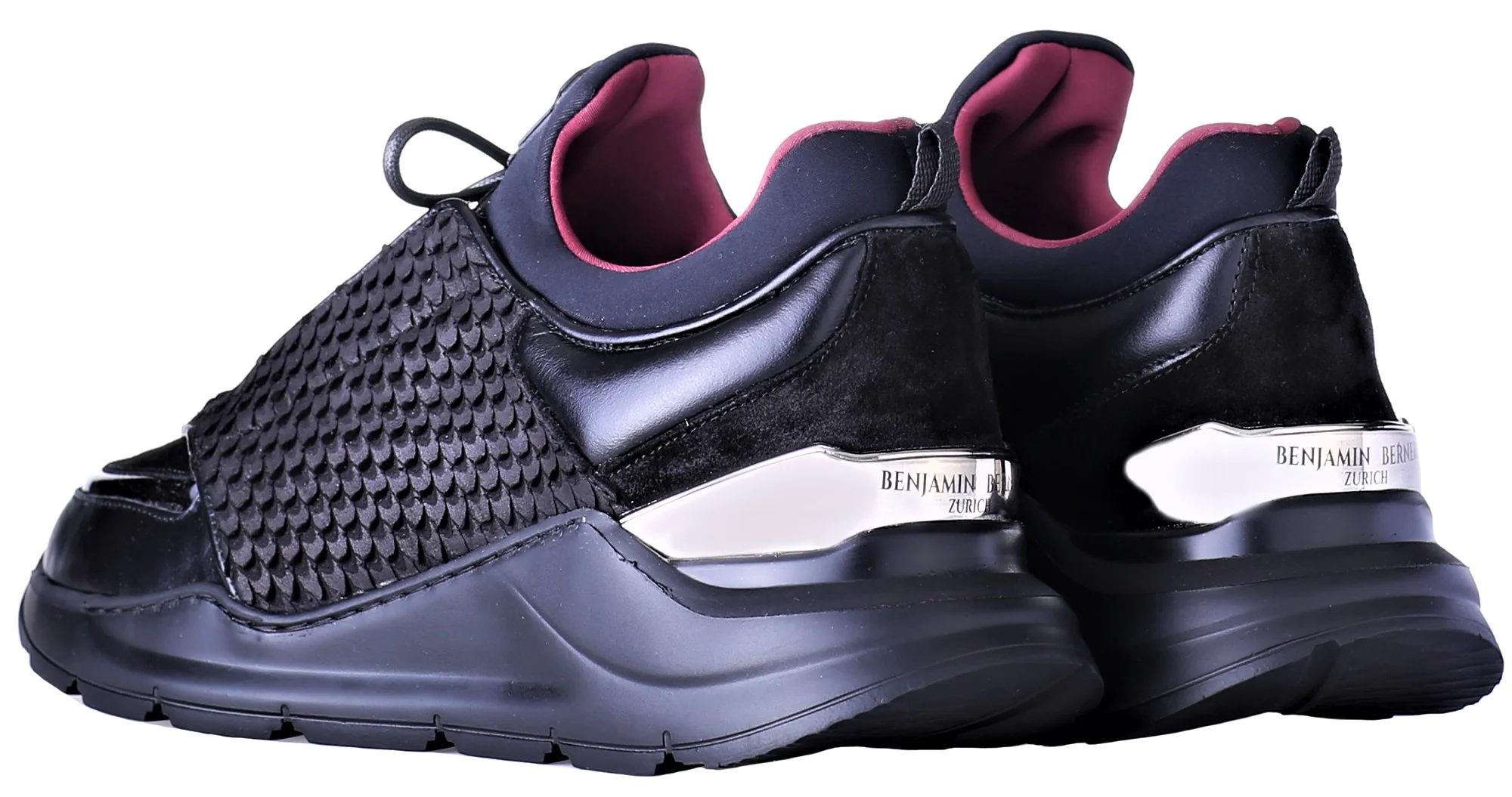 Women's Low-Top BNJ MAGNUS RUNNER ALL BLACK COBRA CUT-NEOPRENE - Image 3