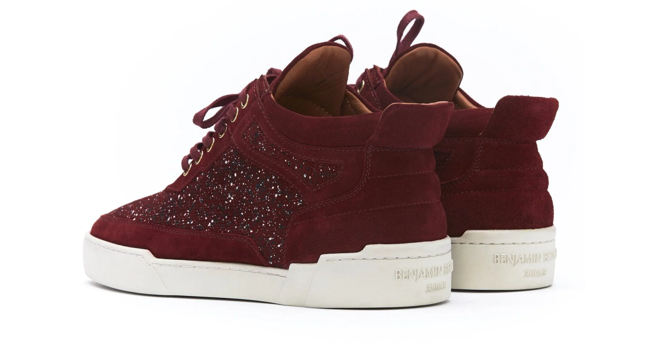Women's Mid-Top BORDEAUX RED - Image 3