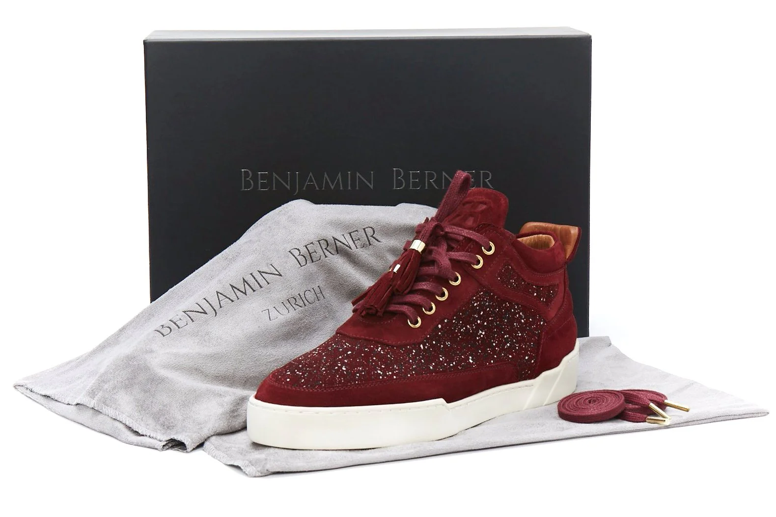 Women's Mid-Top BORDEAUX RED - Image 4